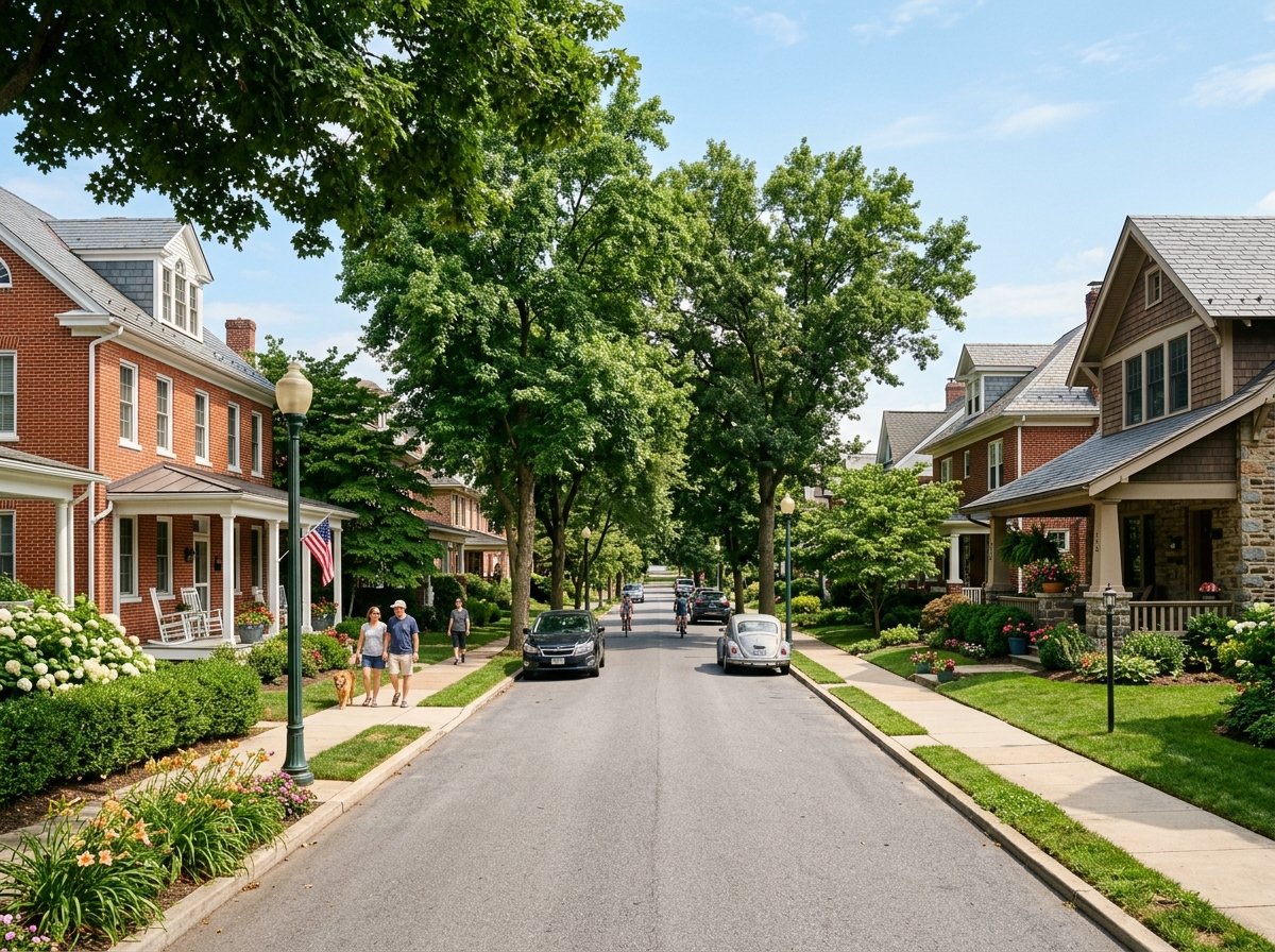 Residential neighborhood in Lancaster County, Pennsylvania